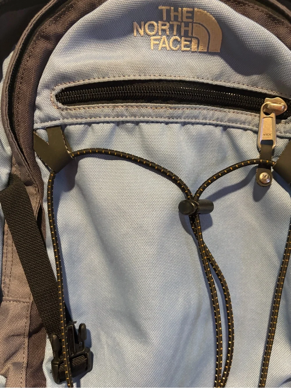 The North Face Isabella Light Blue and Gray Backpack